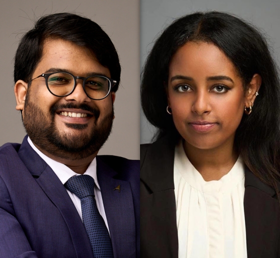 Achyuth Anil ’24 LL.M. and Ketty Getachew ’24 LL.M.