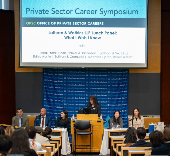 Panel at the 2025 Private Sector Career Symposium