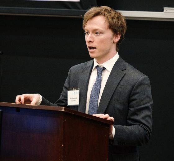 Jason Harward, finalist in the 2026 Harlan Fiske Stone Moot Court Competition