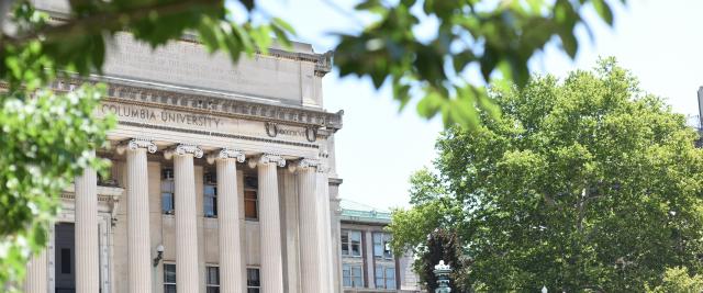 Low Library with trees in foreground