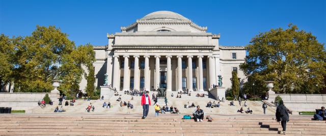 Low Library and the steps in front of it