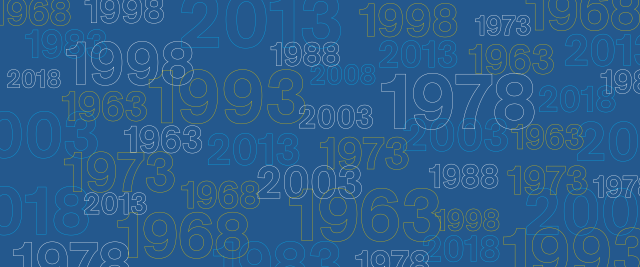 Reunion 2023 Class Year Banner