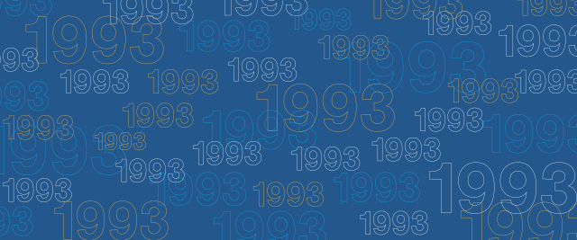 Reunion 23, 1993 Class Year Banner