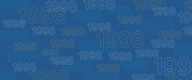 Reunion 23, 1998 Class Year Banner