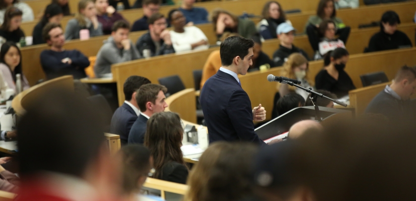 Students in a classroom