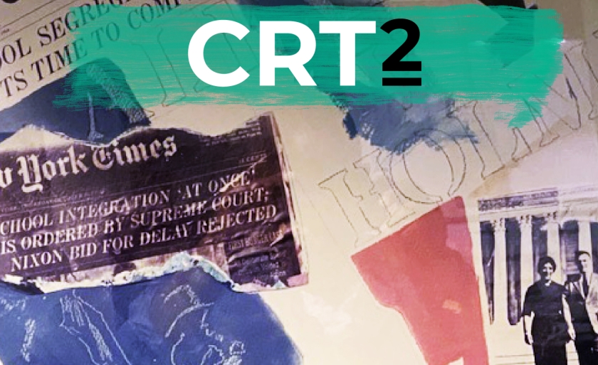Collage of images with text that says "CRT2"