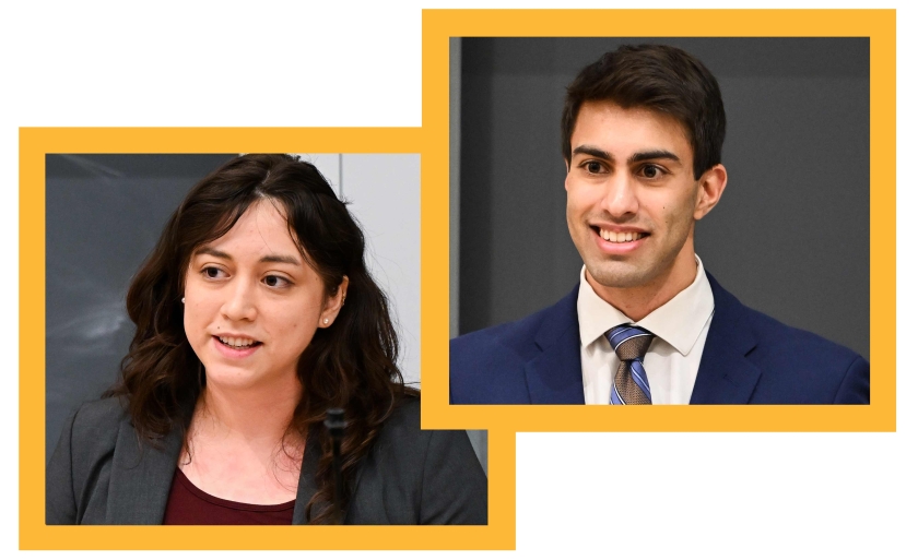 Nicole Morote and Akesh Shah
