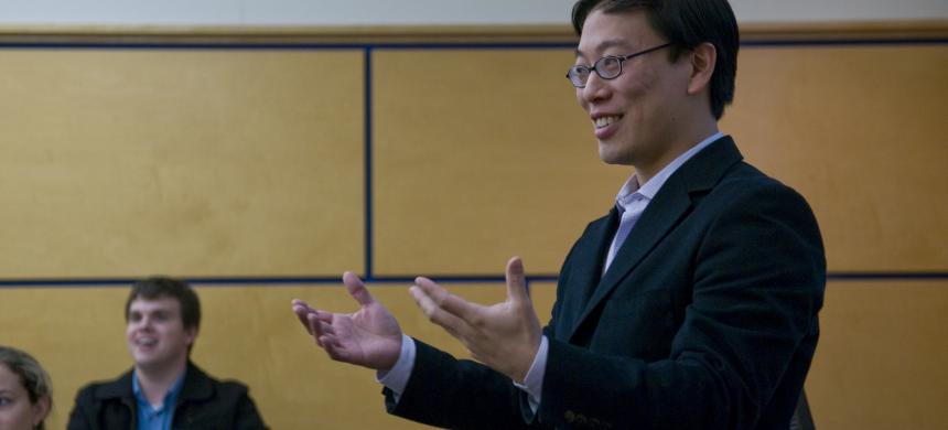 Excellence in Teaching honoree Professor Bert Huang