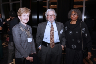 Group of people at Alumni of Color Event