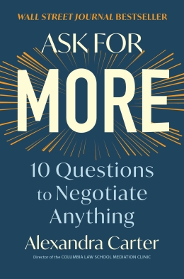 Ask For More book cover by Professor Alexandra Carter