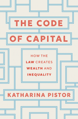 Book cover for the Code of Capital by Katharina Pistor