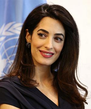 International human rights lawyer Amal Clooney