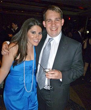 Fiona and Josh at the Barristers Ball while they were in law school.