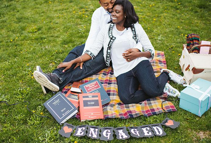 Stephanie Oduro ’12 and Franck Chintoya ’11