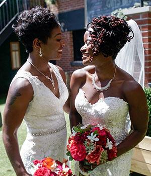 Chinyere Ezie ’10 and Nicole Humphrey ’12