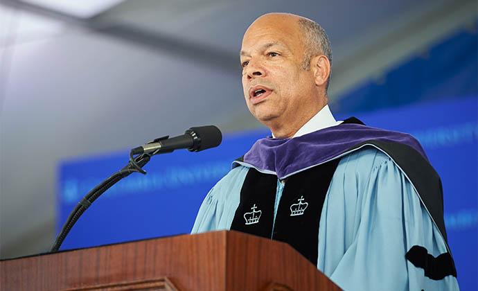 Columbia Law Graduation 2018 Jeh Johnson