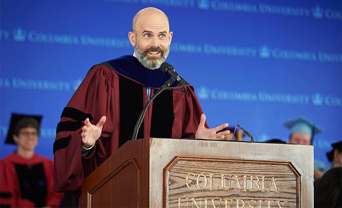 Columbia Law School Graduation 2018 Professor Edward Morrison