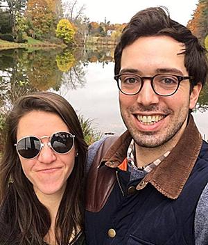 Columbia Law School graduates Abigail Coster ’14 and Alejo Cabranes ’14