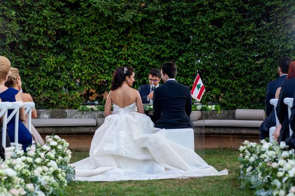 Marie-Joe Abi-Nassif and Abdallah Salam wedding ceremony