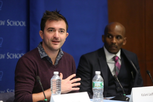 (left to right) Kalani Leifer and Scott Lewis discuss how clinical faculty, students, and staff helped them overcome challenges.