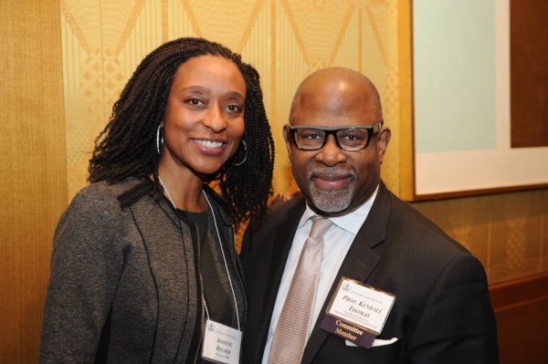 Legal Aid's Adriene Holder '91 with Professor Kendall Thomas