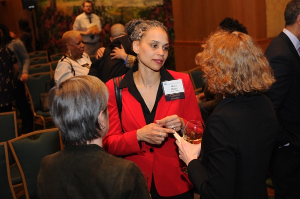 Maya Wiley '89, counsel to NYC Mayor Bill de Blasio, has a conversation with Dean Gillian Lester following the event's keynote remarks.