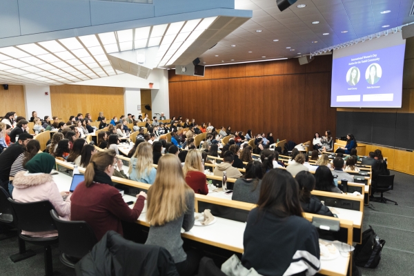 Lecture hall at Columbia Law School