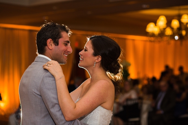 Jared and Katherine Solomon dance at their wedding.