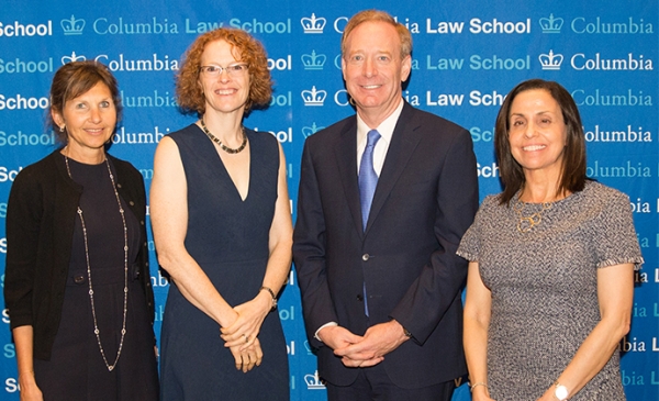 (Left to right) Alison Ressler, Dean Gillian Lester, Brad Smith, and Kathy Surace-Smith