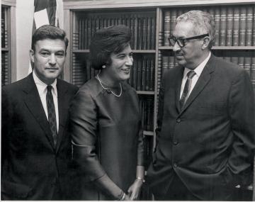 Jack Greenberg, Constance Baker Motley, and Thurgood Marshall