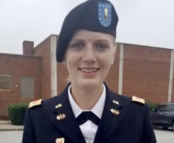 New York National Guard Lt. Emily Drake ’22