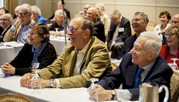 New and existing Stone Circle members react as panelists discuss experiences on how Columbia Law School shaped their careers.