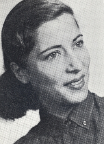 Columbia Law School yearbook portrait of Ruth Bader Ginsburg