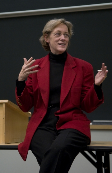 Debra Livingston teaching a class at Columbia Law School.