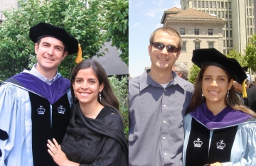 Eric Hager Daniel Marin at their graduations
