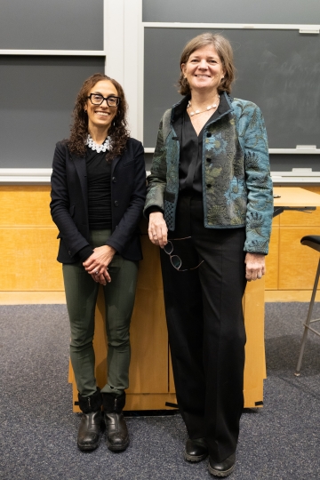 Monica Hakimi and Celeste Koeleveld at the Clifford Chance Lecture January 2026